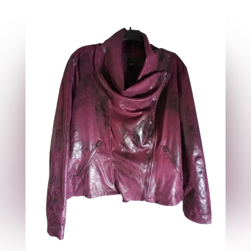 Grace Elements 2pc bomber jacket and skirt set